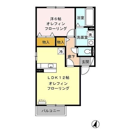 ウィルモアＨＡＲＡ（203） 間取り図画像
