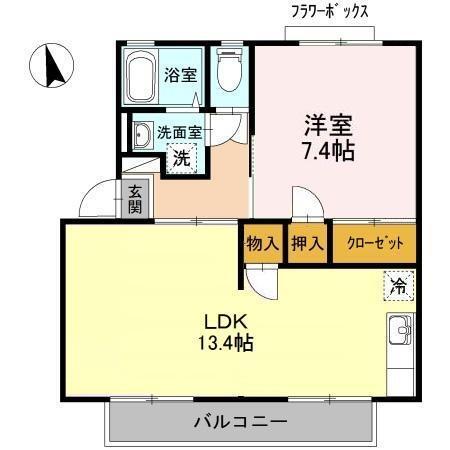 パストラル大塚　Ａ（212） 間取り図画像