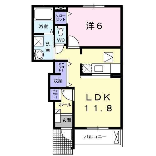 アンシャンテ（102） 間取り図画像