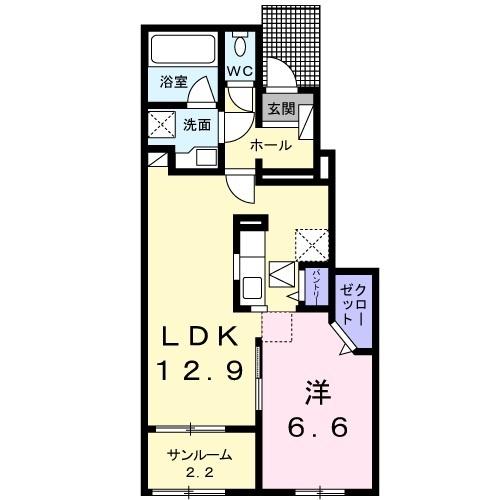 チアザス　マツモト（103） 間取り図画像
