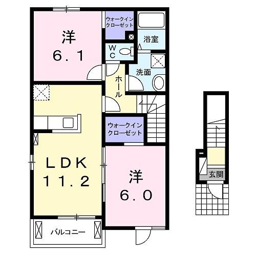 エルザⅠ（201） 間取り図画像