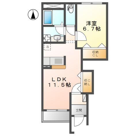 プランドール 間取り図画像