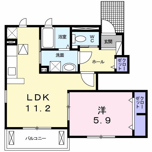 ポポラーレ善（104） 間取り図画像