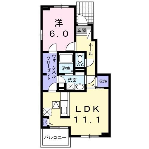 カーサ　エテルナ　Ⅰ（102） 間取り図画像