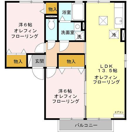 ベイリーフ（101） 間取り図画像