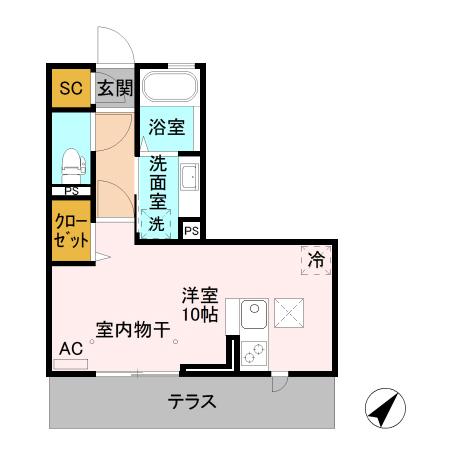 アレーズ　ジュアン（103） 間取り図画像