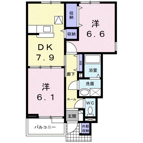 レフィナード（103） 間取り図画像