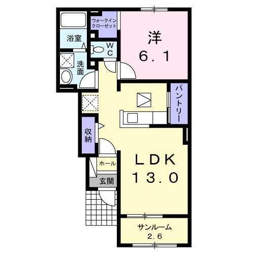 大−３（104） 間取り図画像