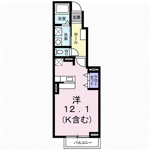 プリマクラッセ（105） 間取り図画像