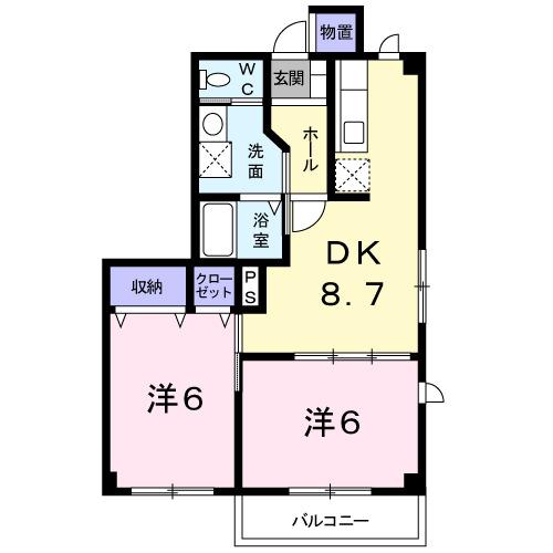 フィオーレ　Ａ（101） 間取り図画像