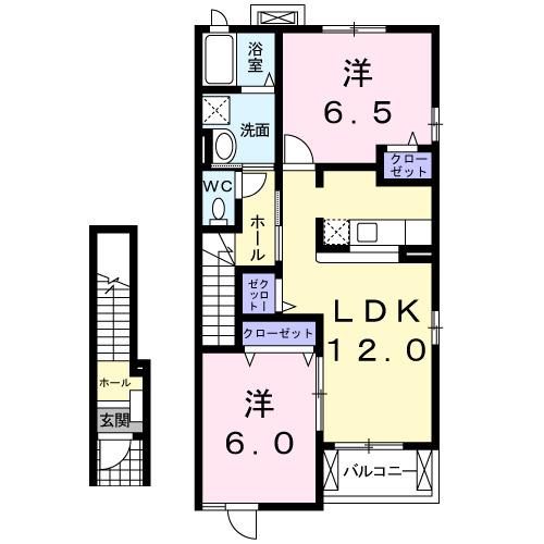 クラシック　Ⅱ（204） 間取り図画像