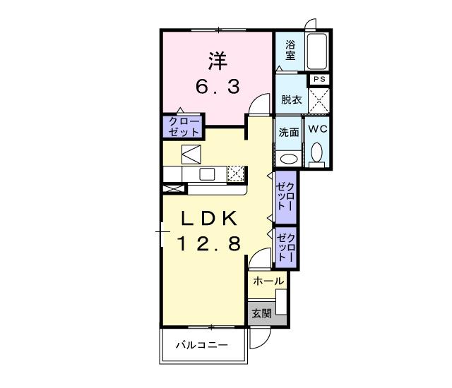 カーサ・プリート（104） 間取り図画像