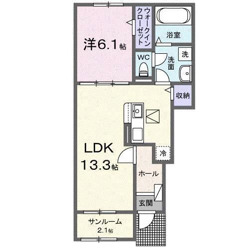 ルシエール（102） 間取り図画像