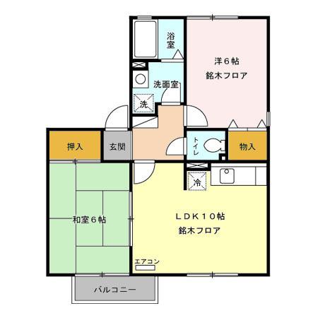 アスティオン　Ｂ（201） 間取り図画像