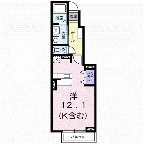 プリマクラッセ（103） 間取り図画像