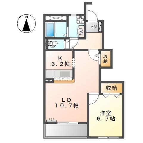 リヴィエール 壱番館 間取り図画像