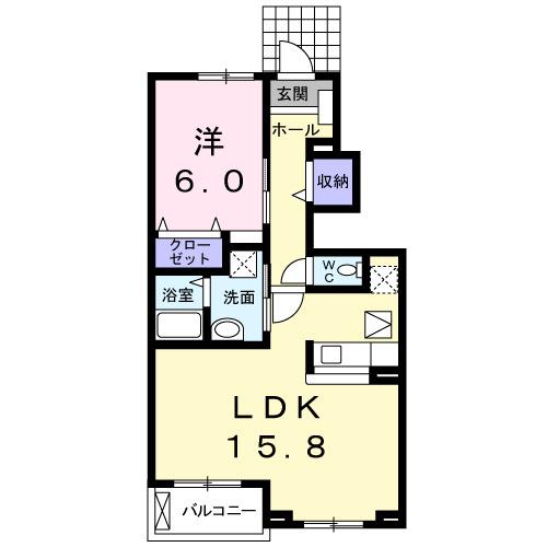エリーゼ　Ｂ（102） 間取り図画像