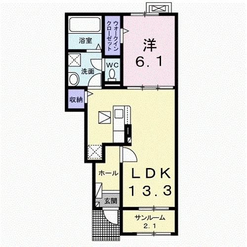 プラーム小諸　Ⅰ（102） 間取り図画像