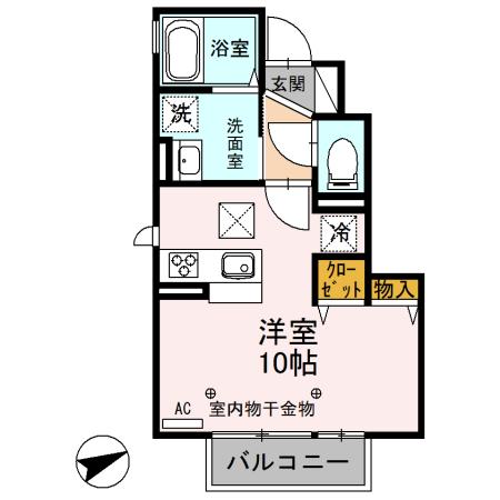 リキ（106） 間取り図画像