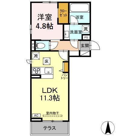 Oryza Folium(ｵﾘｻﾞ ﾌｫﾘｳﾑ)（103） 間取り図画像
