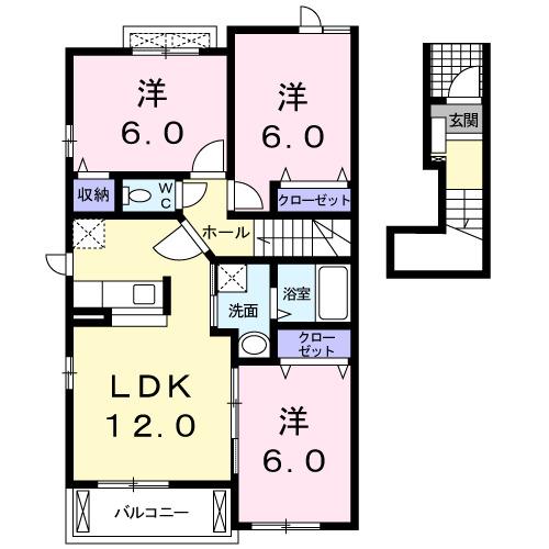 フォレストガーデン（202） 間取り図画像