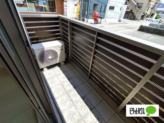 フラワーASAMA バルコニー
