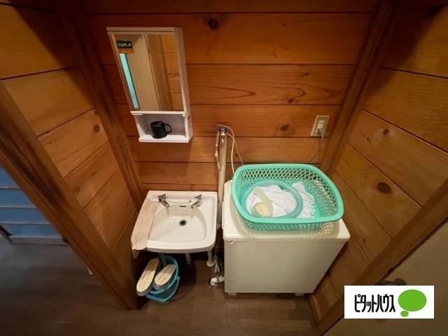 戸隠貸家 洗面