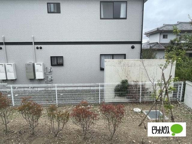 みらいふ岡田松岡A棟 庭