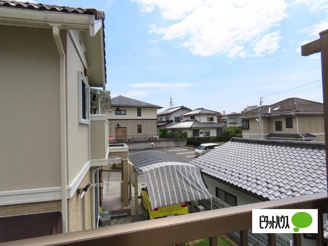 緑が丘アパート 眺望