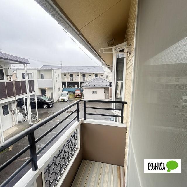 コーポナガタ バルコニー