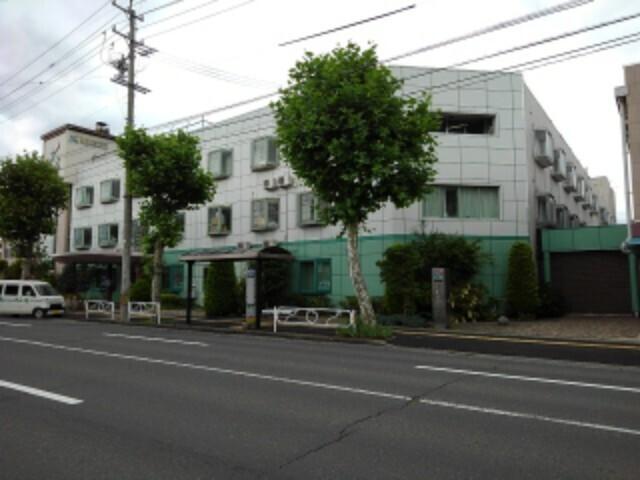 栗田病院：634m