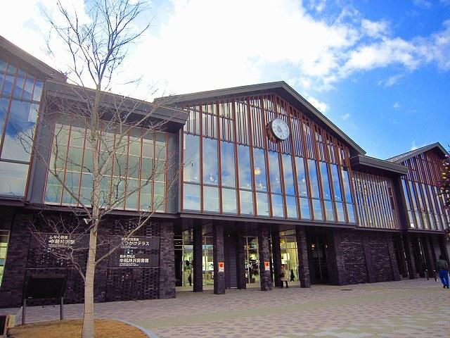 中軽井沢駅：435m