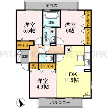  間取り図写真