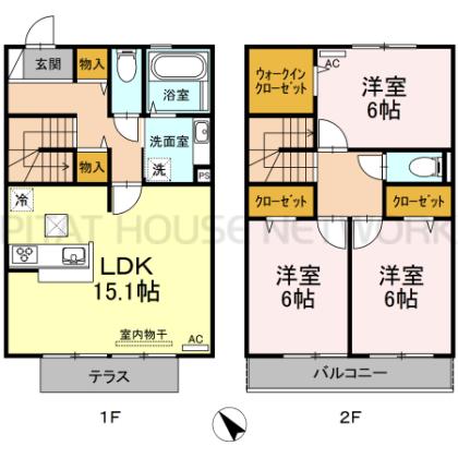  間取り図写真