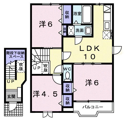 グリーンハイム（203） 間取り図画像