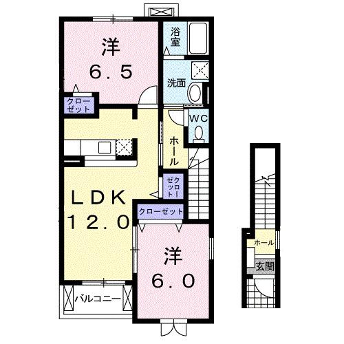 ネオ・グレイスＢ（203） 間取り図画像
