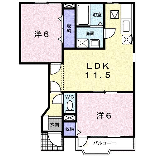 プラトー清成（105） 間取り図画像