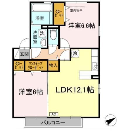 スターパレス下松　ヘラクレス館（201） 間取り図画像