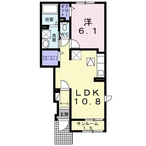 アルバーダ（104） 間取り図画像