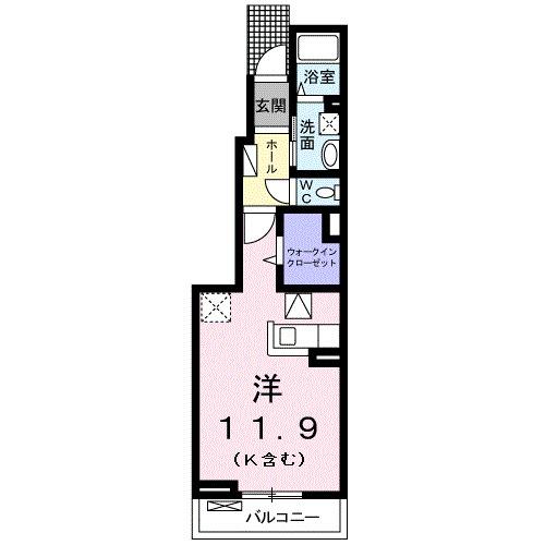 サニー　ブライト　Ⅱ（102） 間取り図画像