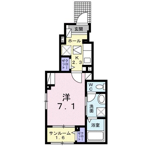 Ｂｏｓｃａｔｏ　Ｌ　Ⅰ（103） 間取り図画像