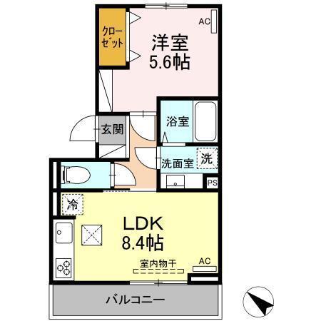 ベルクブーフ桜木（101） 間取り図画像