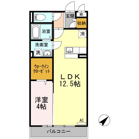 パインフィールド（205） 間取り図画像