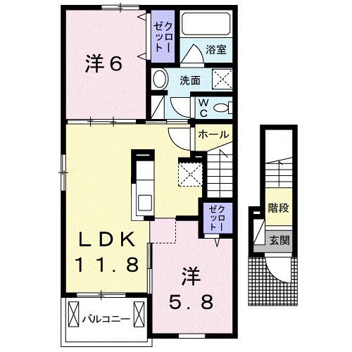 リヴァプール（201） 間取り図画像