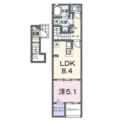 アクアプラ浅江７　Ⅰ（205） 間取り図画像