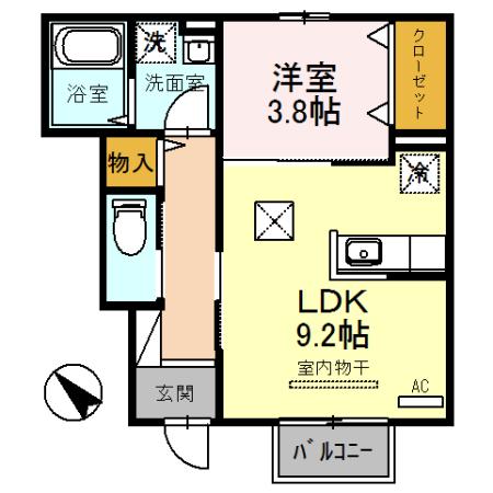 アプリコット潮音（103） 間取り図画像