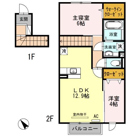 ＭＥＴＥＯＲ瑞穂（203） 間取り図画像