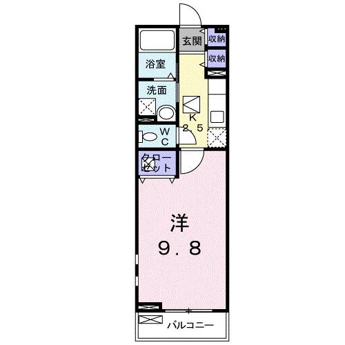 クロワール・リアン（104） 間取り図画像