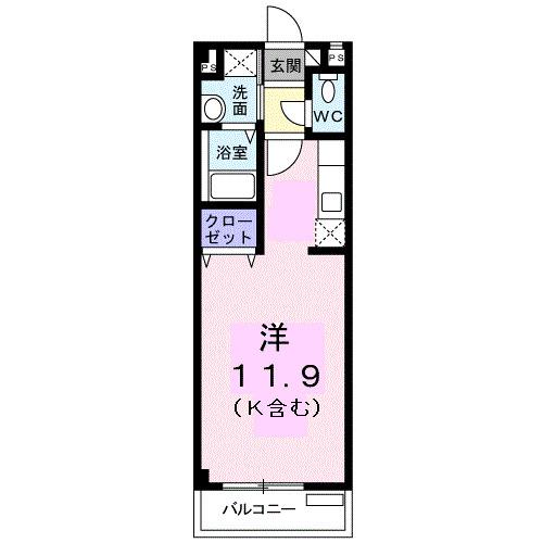 グリーンヴィラ　Ａ（202） 間取り図画像