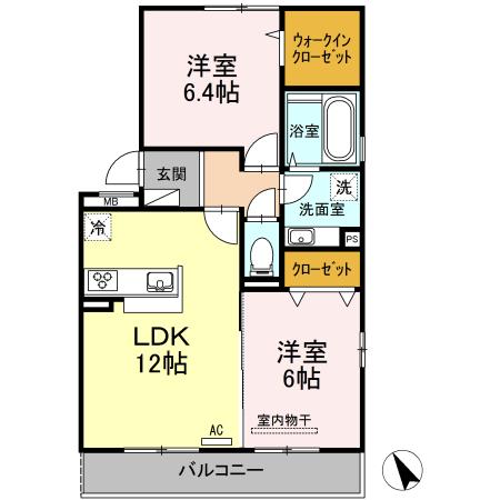 SejourＫ（301） 間取り図画像